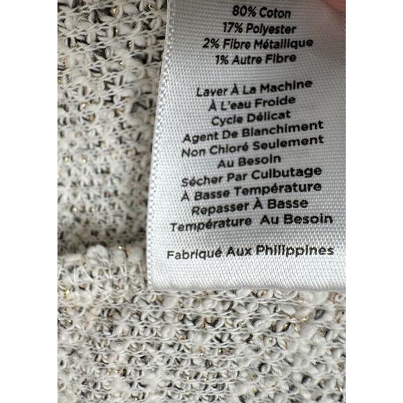 Talbots Cardigan Sweater Lambs Open Front Ribbed Purple Women Size M Petite Mp - Picture 5 of 9